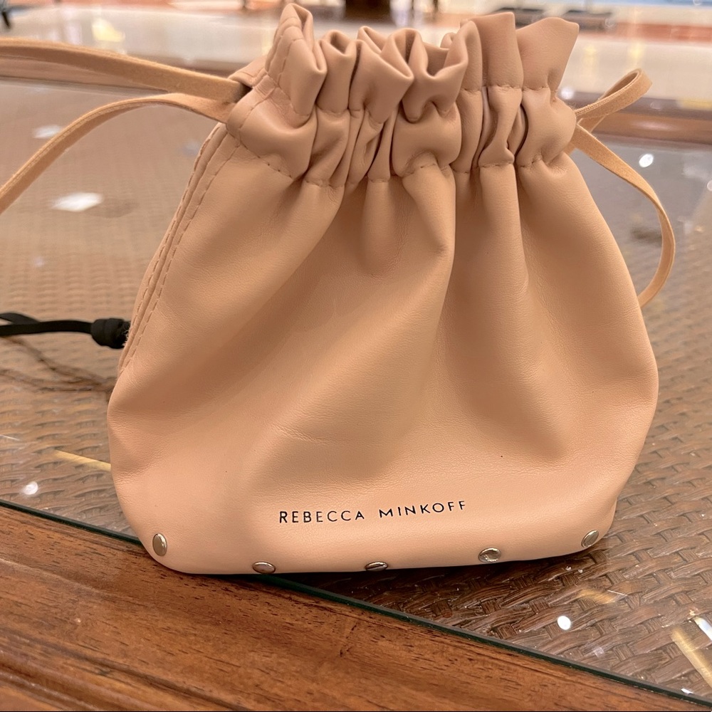 Rebecca Minkoff mini duffle wristlet bag